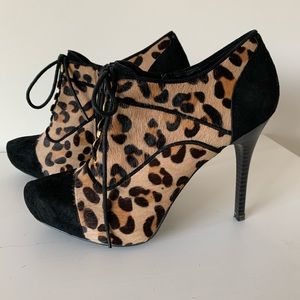 Fergie leopard bootie